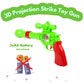 Battery Operated 3D Projection Strike Toy Gun with Vibrant Light & Sound Effects for Kids/Gifts/Toddlers