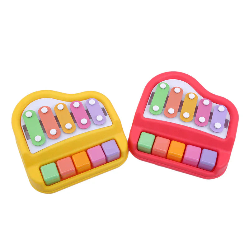 1672 Musical Xylophone and Mini Piano, Non Toxic, Non-Battery, Assorted Color