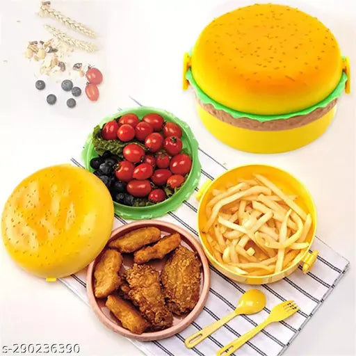 Burger Shape Lunch Box for Kids